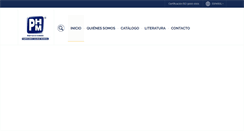 Desktop Screenshot of phm.com.mx