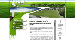 Desktop Screenshot of phm.fr
